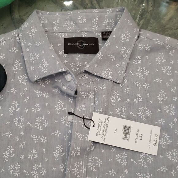 BLACK Brown 1826 New Shirt - Picture 2 of 4